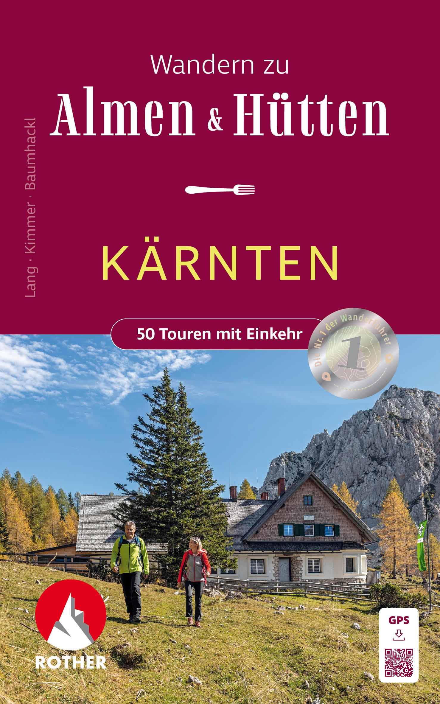 Vorderes Coverbild Wandern zu Almen und Hütten Kärnten