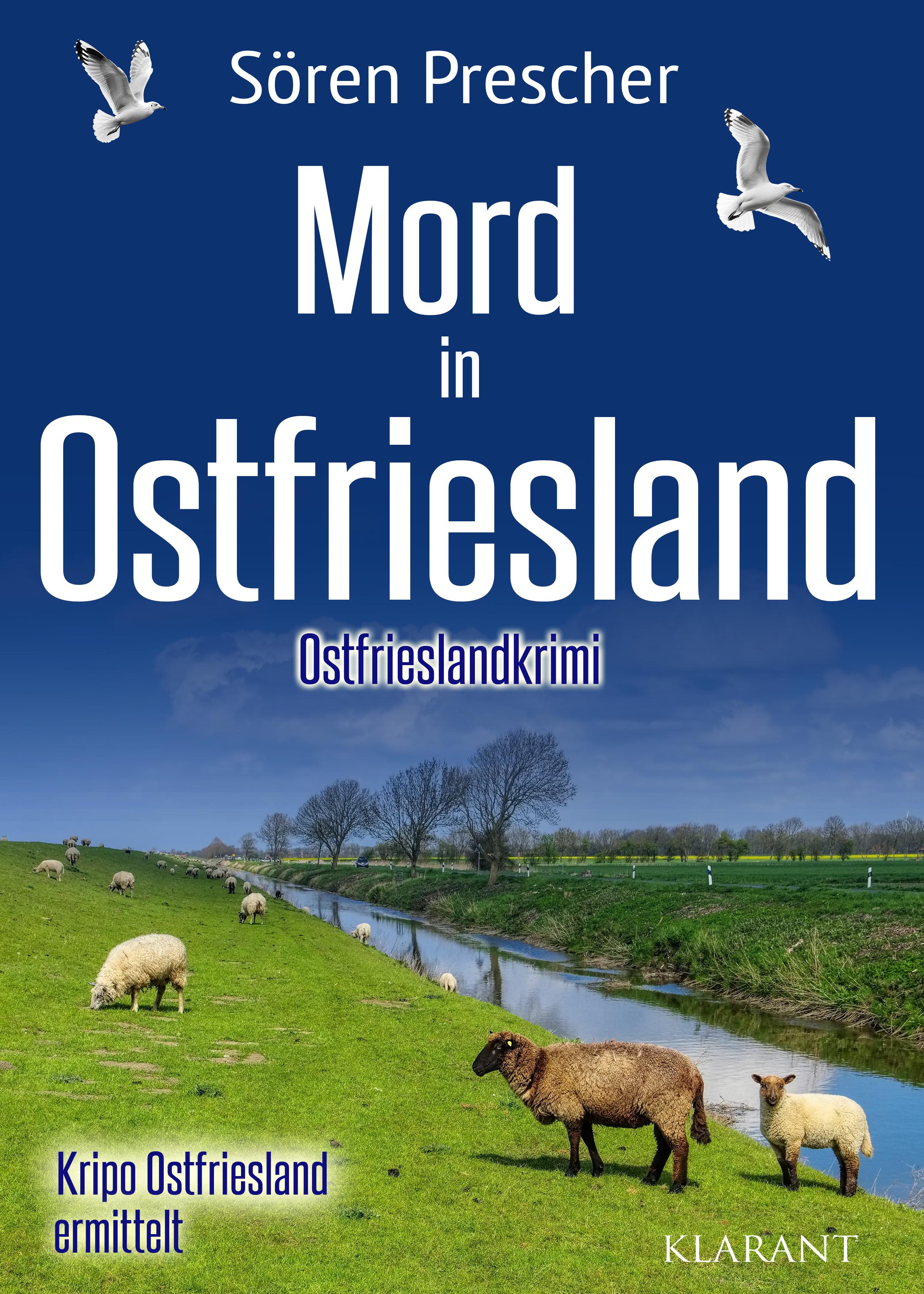 Vorderes Coverbild Mord in Ostfriesland. Ostfrieslandkrimi