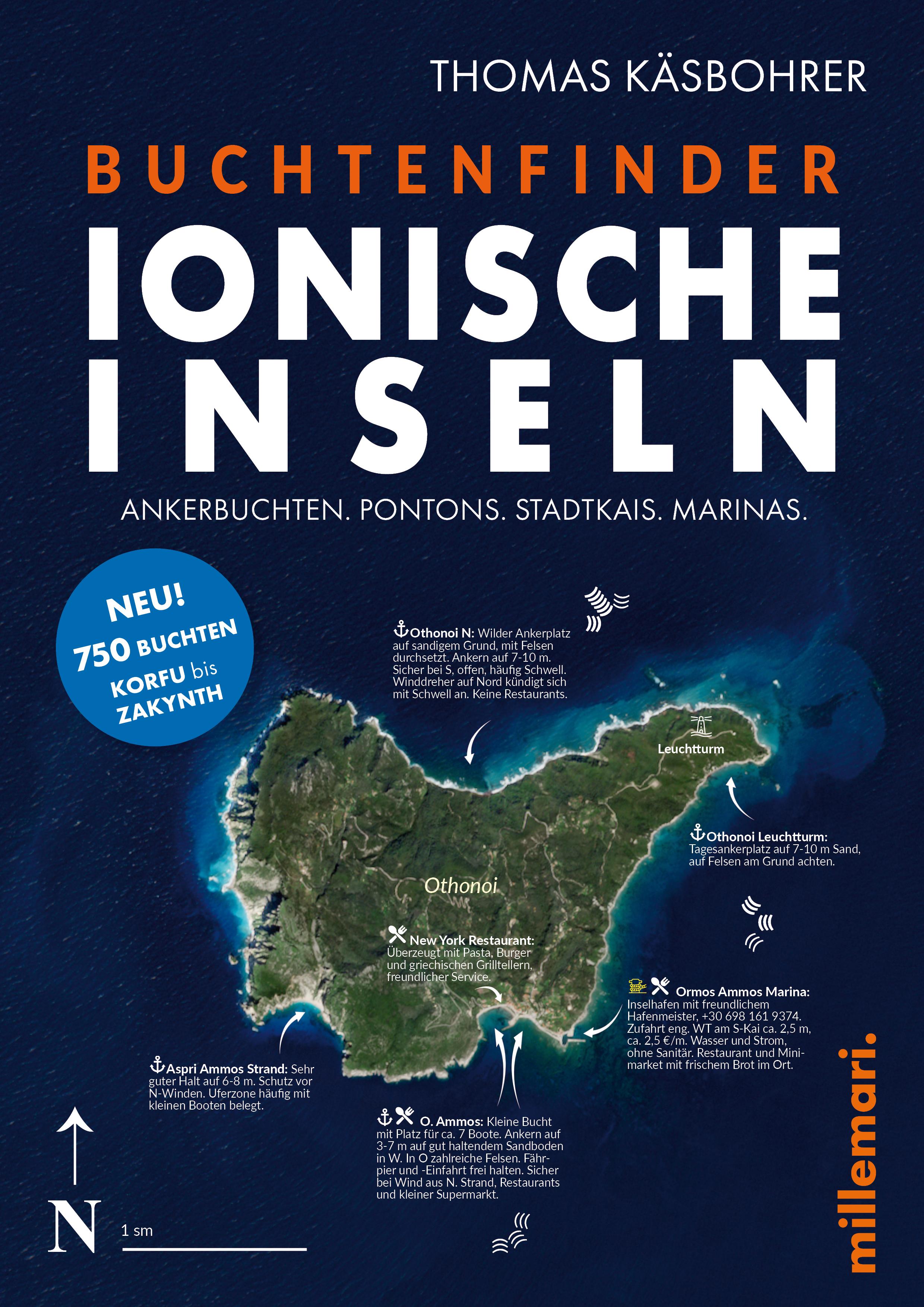 Vorderes Coverbild Buchtenfinder Ionische Inseln - Ausgabe 2025