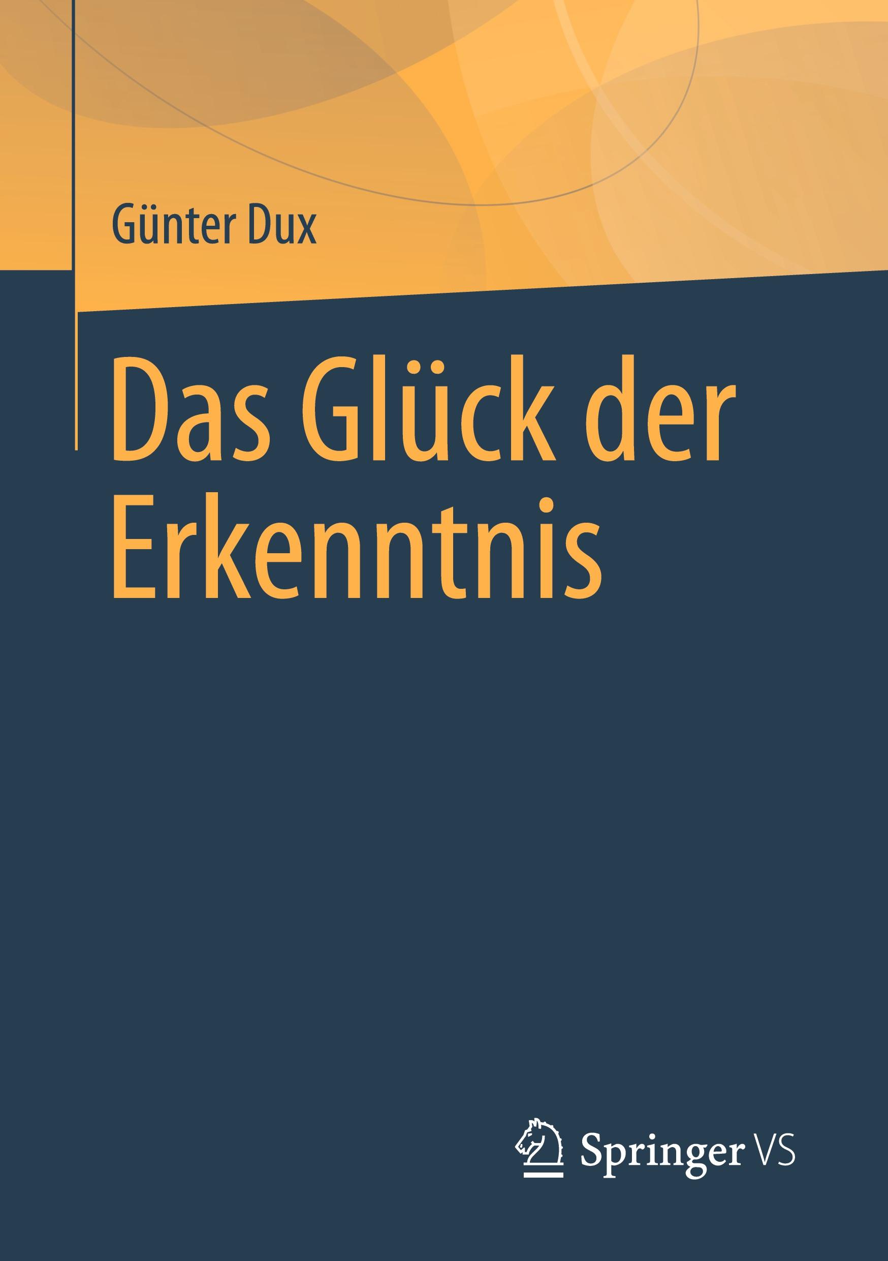 Vorderes Coverbild Das Glück der Erkenntnis