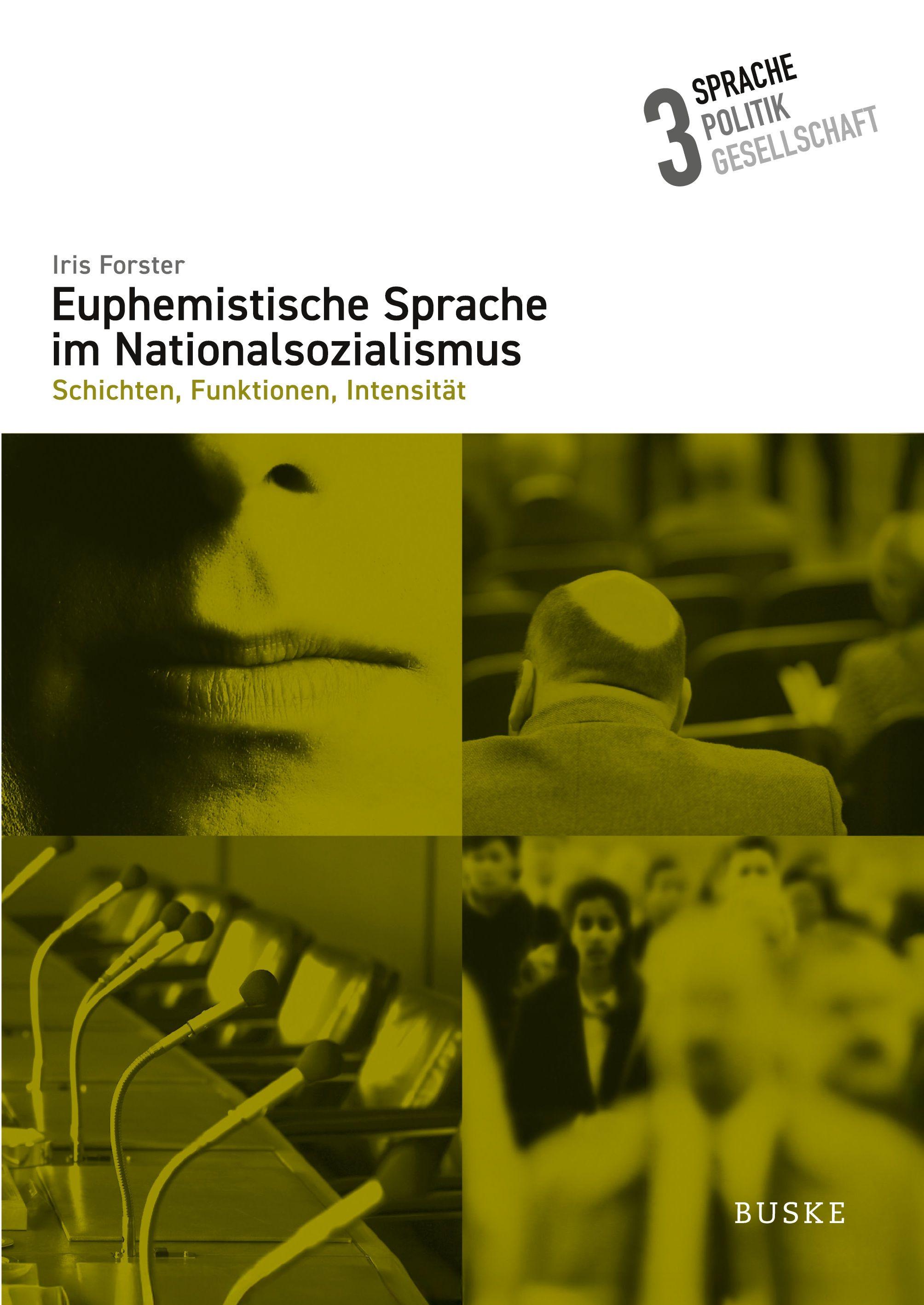 Vorderes Coverbild Euphemistische Sprache im Nationalsozialismus