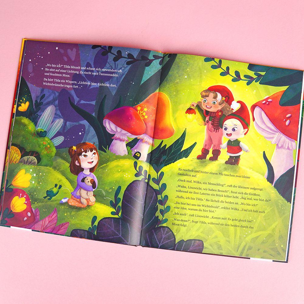 Beispielinhalt (Bild) Wichtelzauber im Flaschengarten