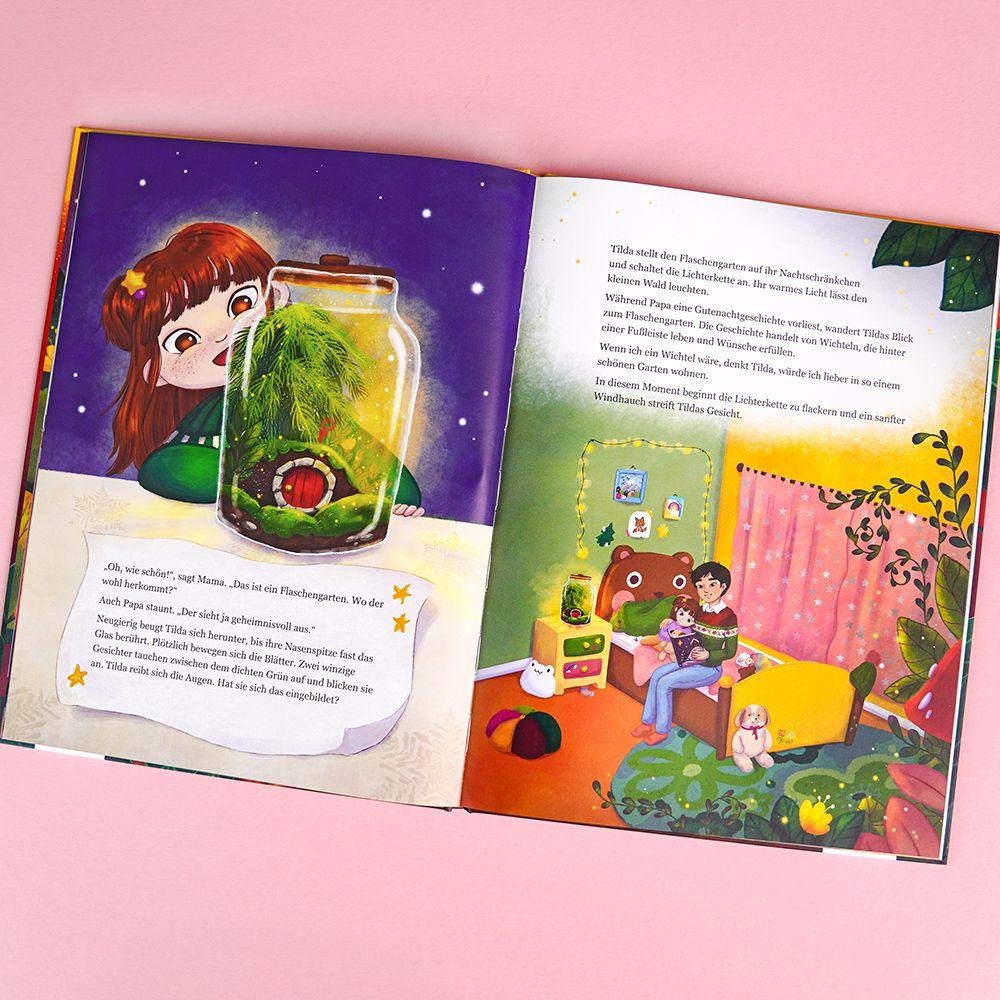 Beispielinhalt (Bild) Wichtelzauber im Flaschengarten