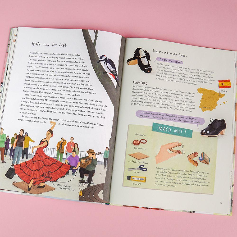 Beispielinhalt (Bild) Alles tanzt - Eine Maus wirbelt durch Stepp und Ballett