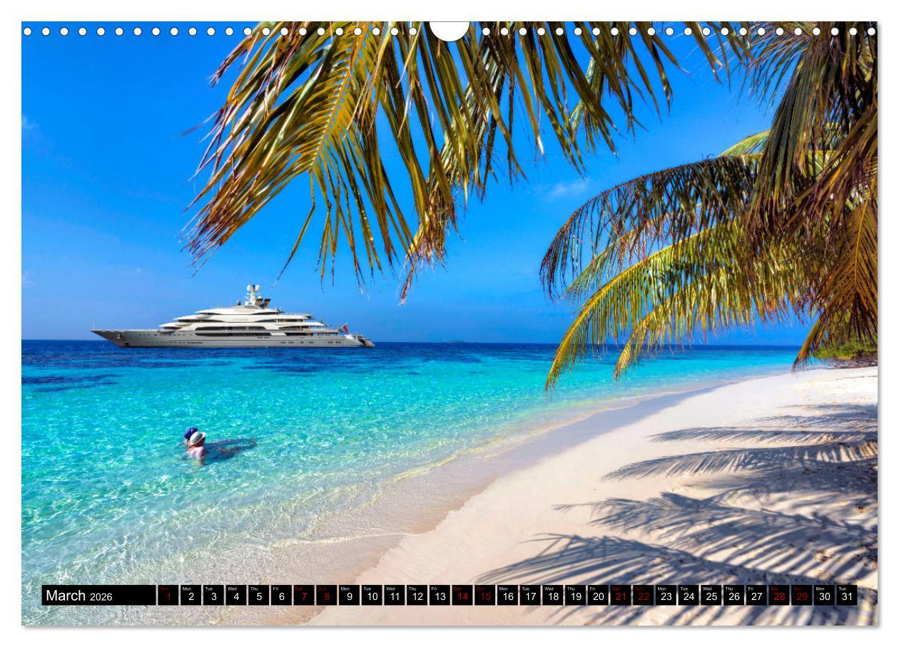 Beispielinhalt (Bild) SUPERYACHTS (Wall Calendar 2026 DIN A3 landscape), CALVENDO 12 Month Wall Calendar
