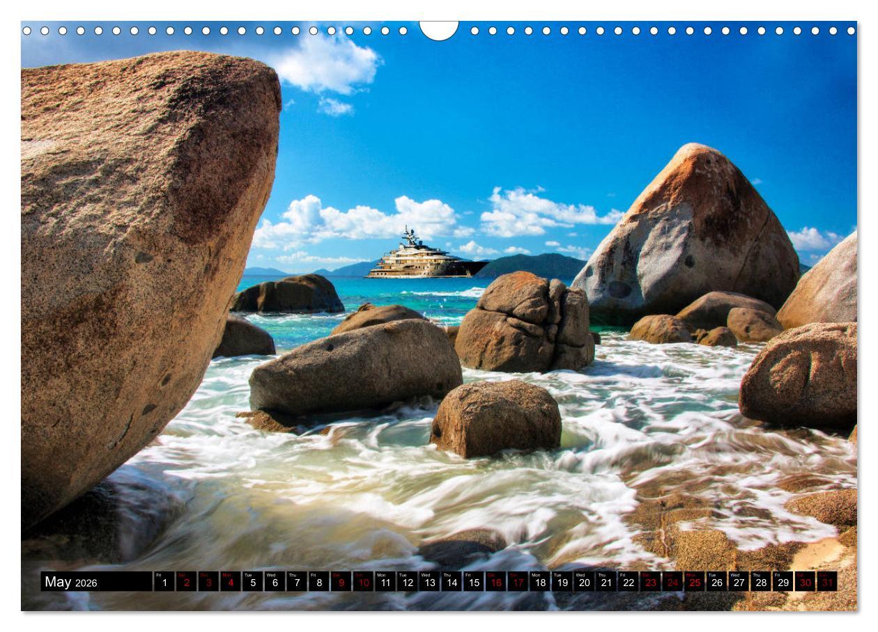 Beispielinhalt (Bild) SUPERYACHTS (Wall Calendar 2026 DIN A3 landscape), CALVENDO 12 Month Wall Calendar