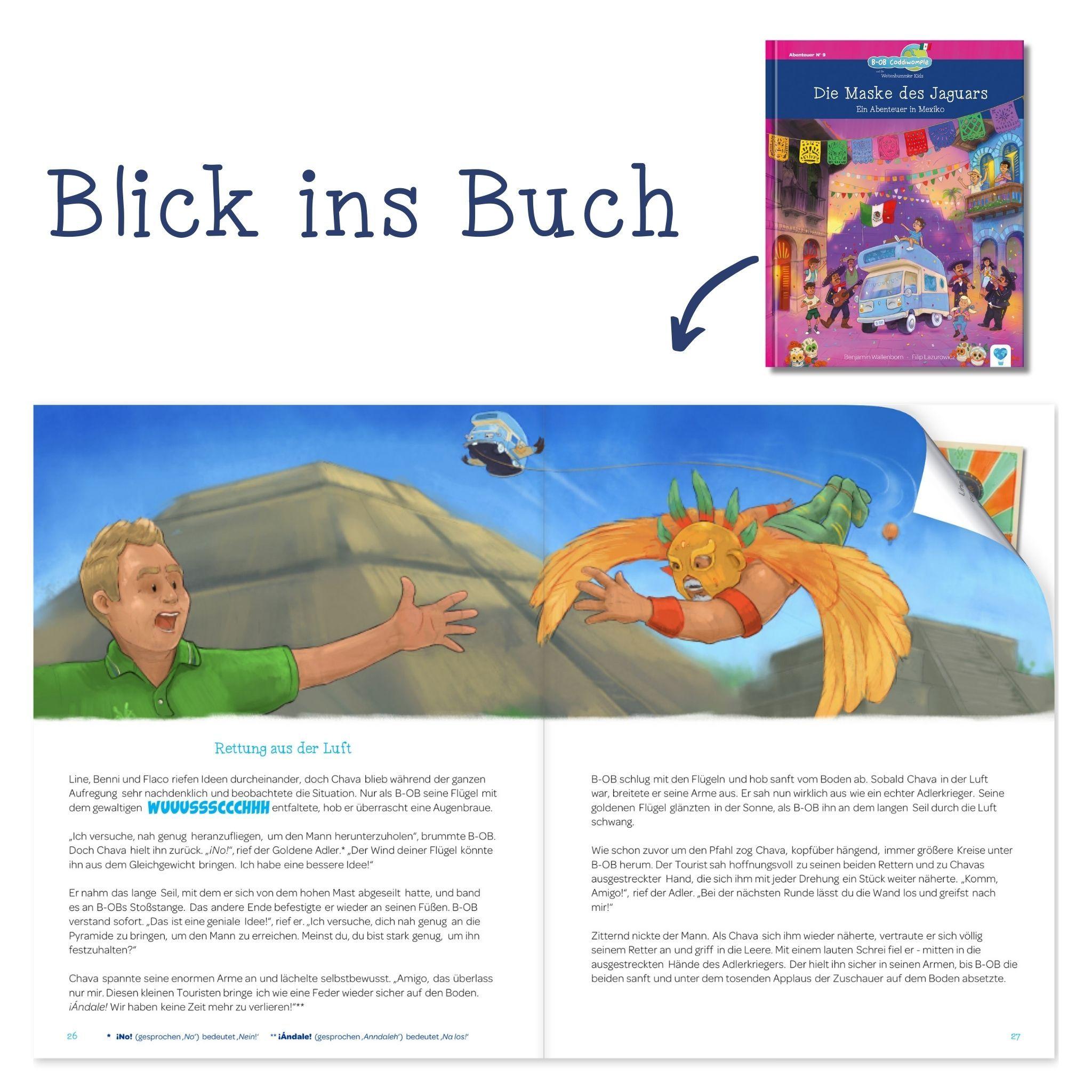 Beispielinhalt (Bild) Die Maske des Jaguars