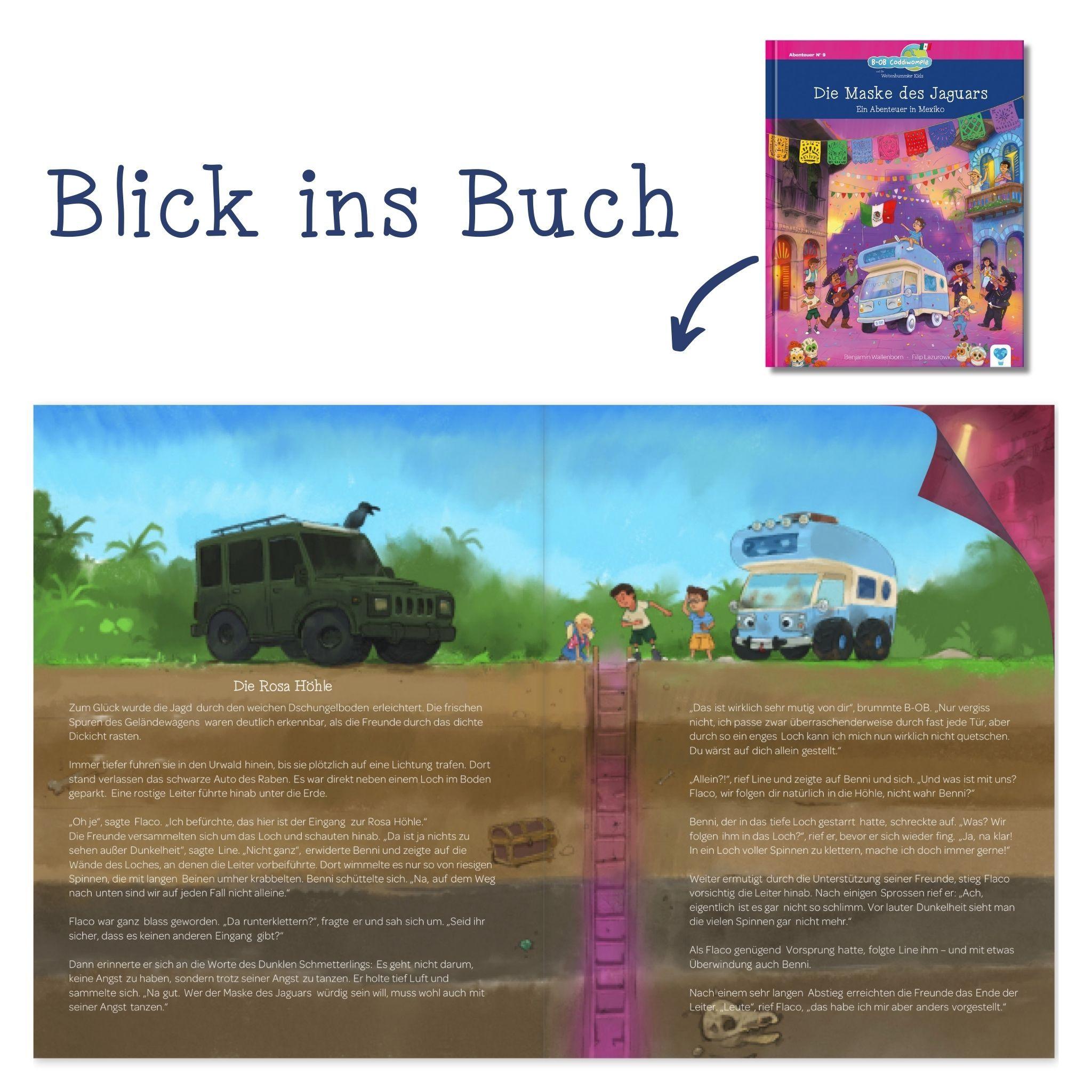 Beispielinhalt (Bild) Die Maske des Jaguars