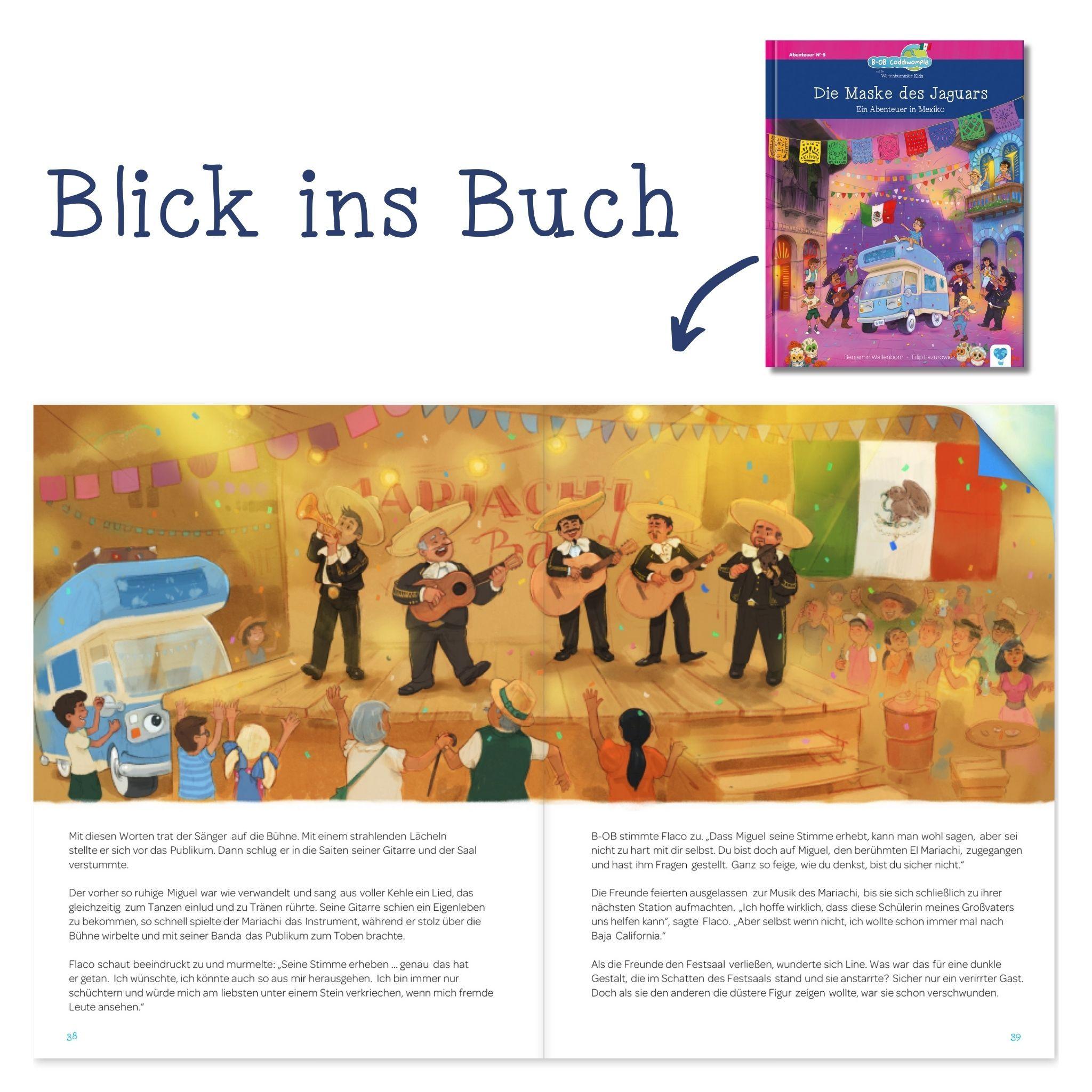 Beispielinhalt (Bild) Die Maske des Jaguars