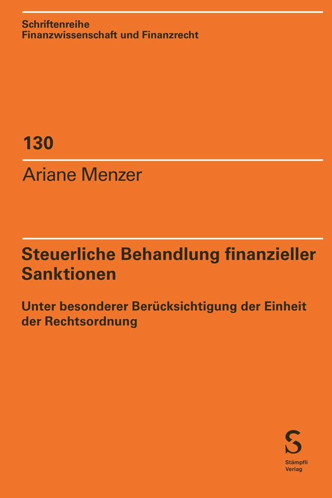 Vorderes Coverbild Steuerliche Behandlung finanzieller Sanktionen
