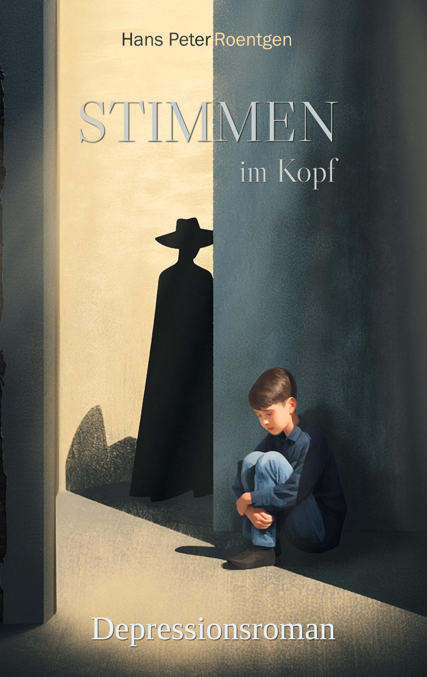 Vorderes Coverbild Stimmen im Kopf - Depressionsroman