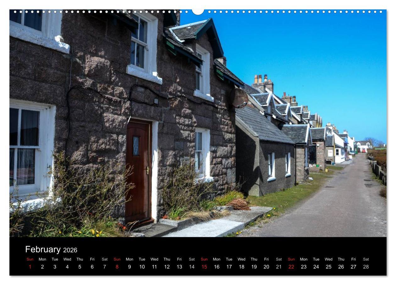 Beispielinhalt (Bild) Iona Scotland's Mystical Isle (High Quality Premium Wall Calendar 2026 DIN A2 landscape),CALVENDO 12 Month Wall Calendar