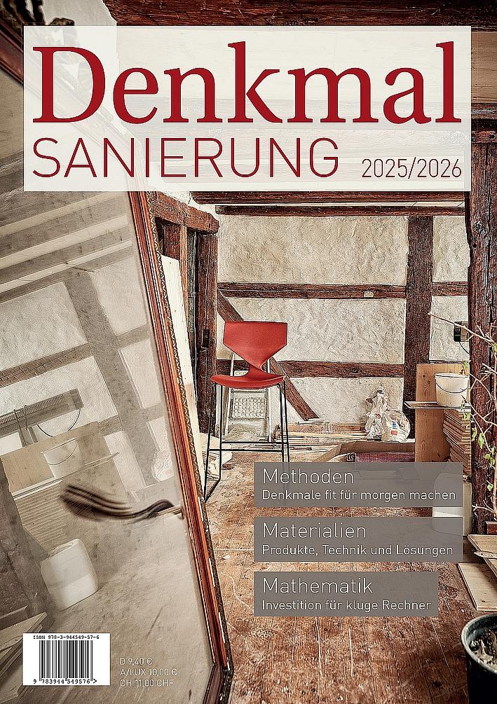 Vorderes Coverbild Denkmalsanierung 2025/2026