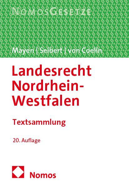 Vorderes Coverbild Landesrecht Nordrhein-Westfalen