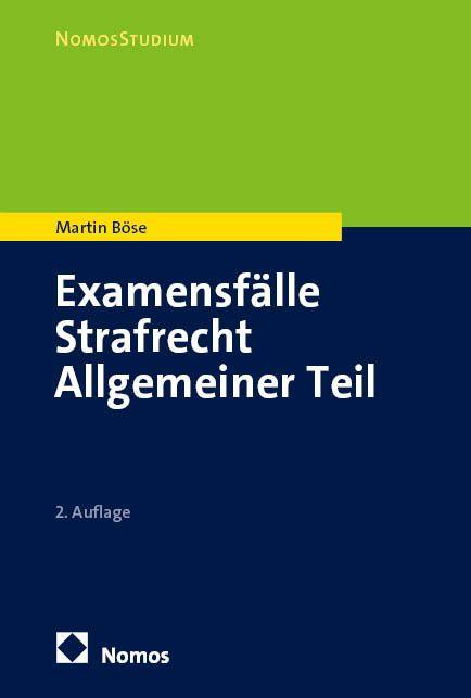 Vorderes Coverbild Examensfälle Strafrecht Allgemeiner Teil