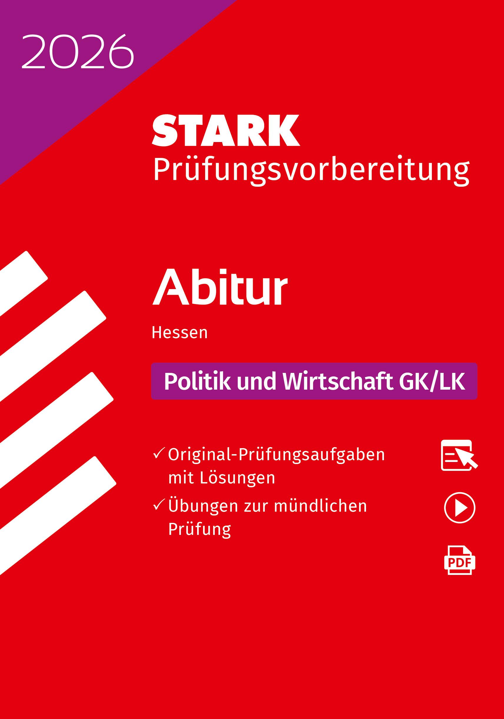 Vorderes Coverbild STARK Politik und Wirtschaft GK/LK - Abitur 2026 Hessen - Prüfungsvorbereitung