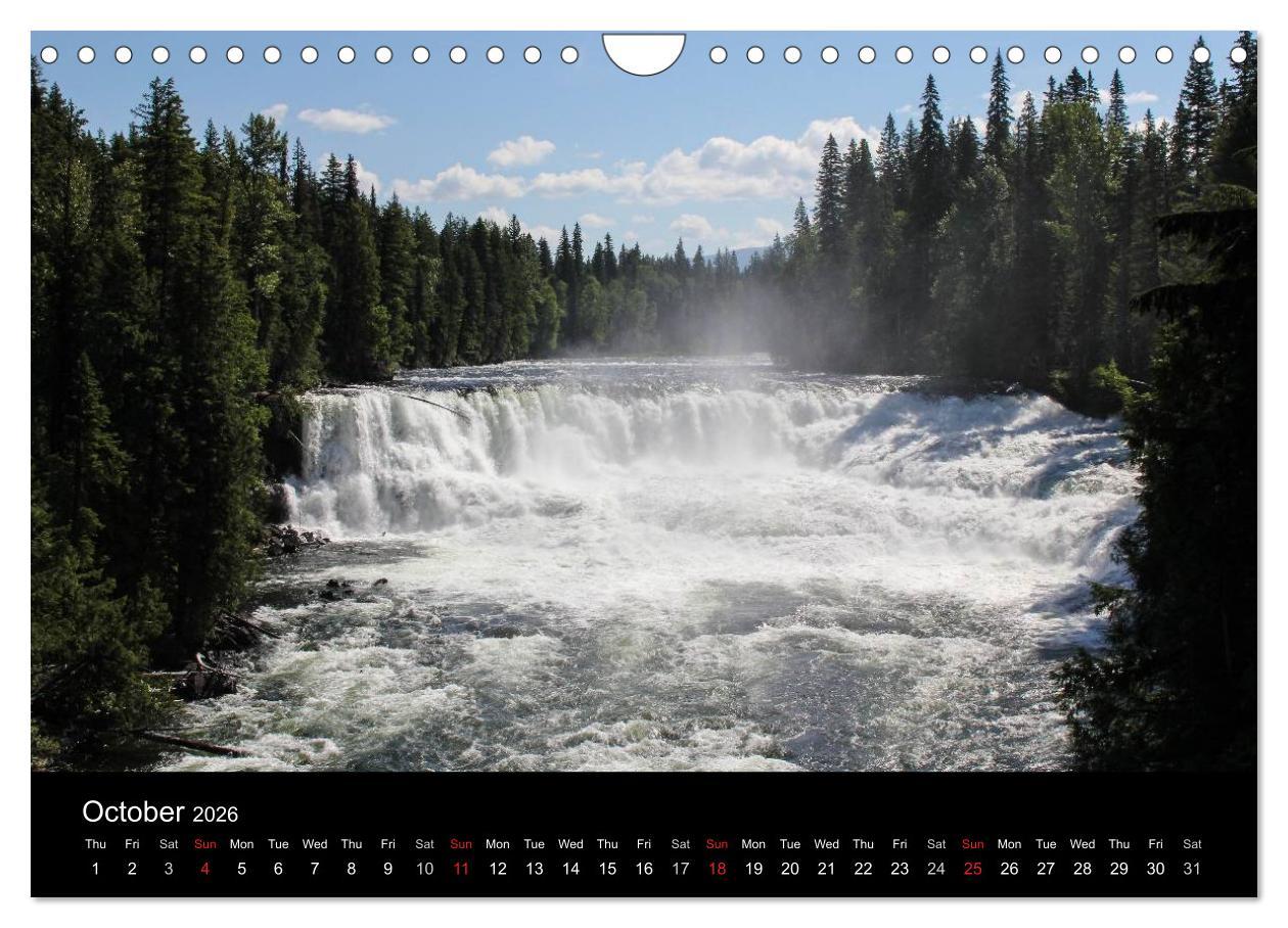 Beispielinhalt (Bild) From Pacific to the Mountains 2026 (Wall Calendar 2026 DIN A4 landscape), CALVENDO 12 Month Wall Calendar