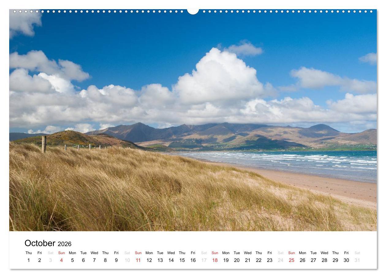 Beispielinhalt (Bild) Ireland. Wild Atlantic Views / UK-Version (High Quality Premium Wall Calendar 2026 DIN A2 landscape),CALVENDO 12 Month Wall Calendar