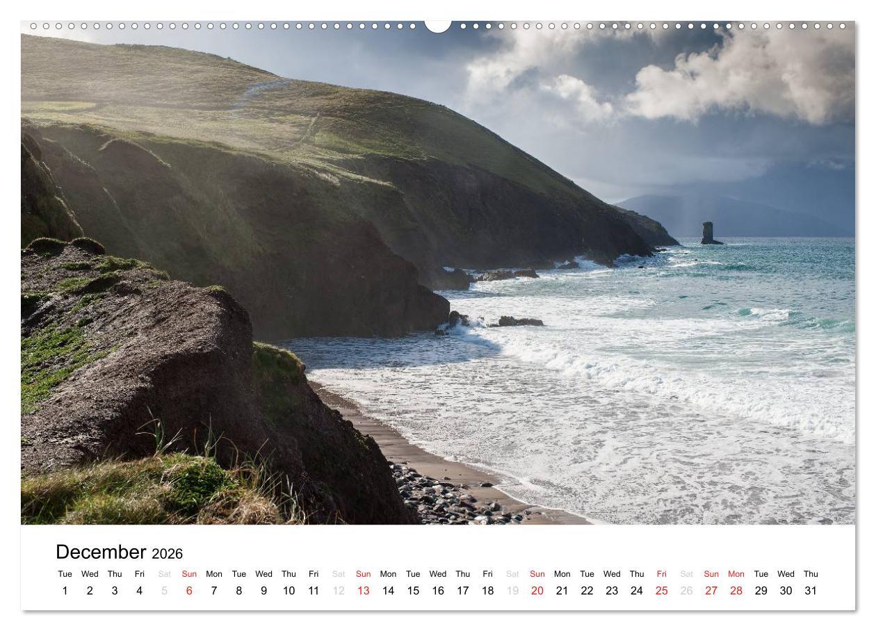 Beispielinhalt (Bild) Ireland. Wild Atlantic Views / UK-Version (High Quality Premium Wall Calendar 2026 DIN A2 landscape),CALVENDO 12 Month Wall Calendar