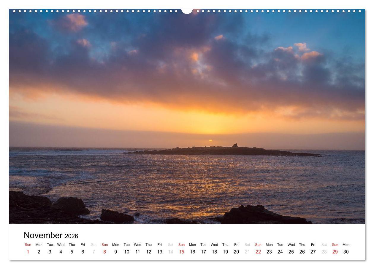 Beispielinhalt (Bild) Ireland. Wild Atlantic Views / UK-Version (High Quality Premium Wall Calendar 2026 DIN A2 landscape),CALVENDO 12 Month Wall Calendar
