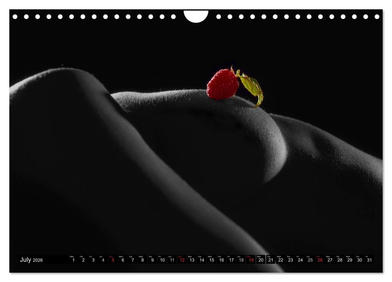 Beispielinhalt (Bild) Fruit Nudes (Wall Calendar 2026 DIN A4 landscape), CALVENDO 12 Month Wall Calendar