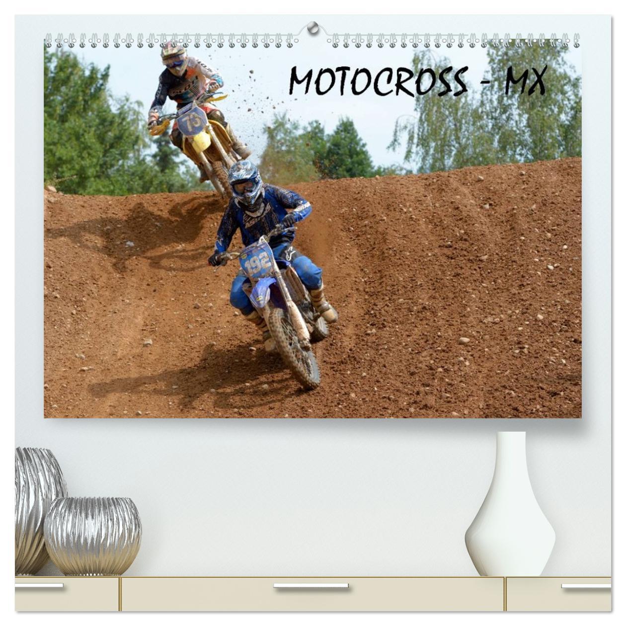 Vorderes Coverbild Motocross - MX UK-Version (High Quality Premium Wall Calendar 2026 DIN A2 landscape),CALVENDO 12 Month Wall Calendar