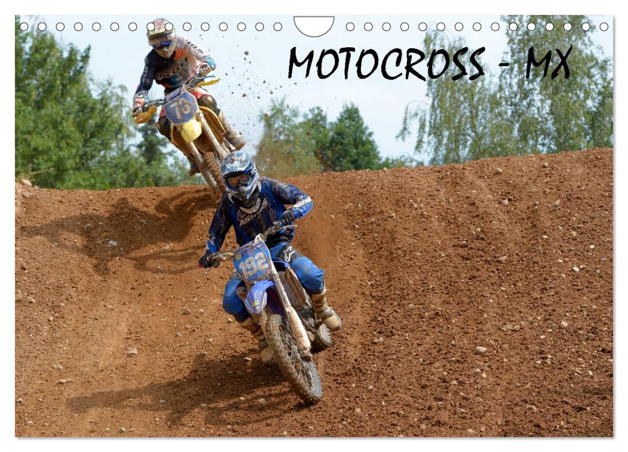 Vorderes Coverbild Motocross - MX UK-Version (Wall Calendar 2026 DIN A4 landscape), CALVENDO 12 Month Wall Calendar