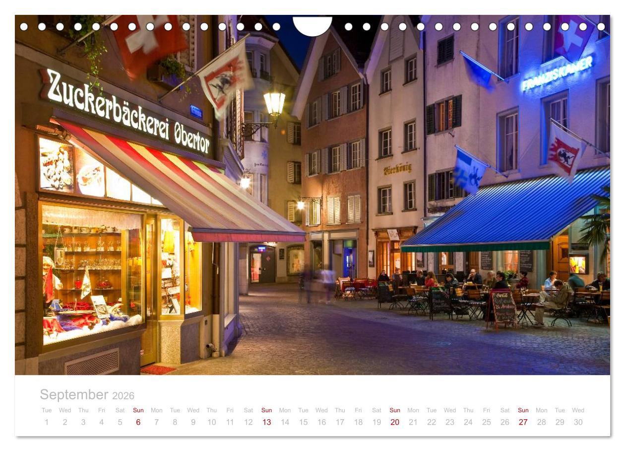 Beispielinhalt (Bild) Grisons Engadine 2026 / UK-Version (Wall Calendar 2026 DIN A4 landscape), CALVENDO 12 Month Wall Calendar