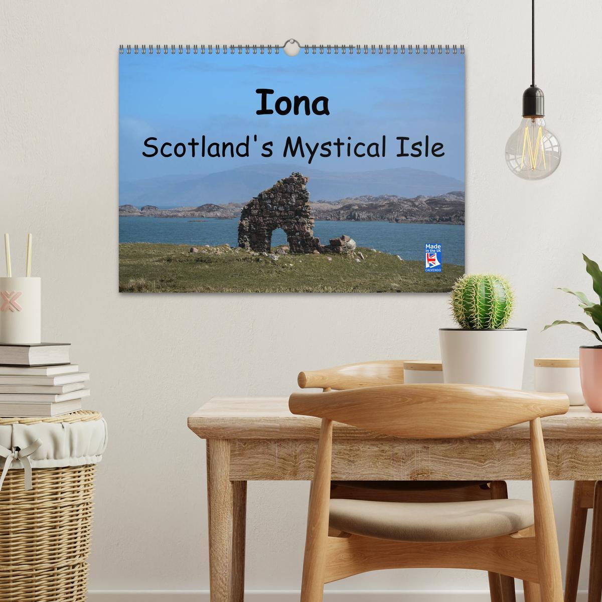 Beispielinhalt (Bild) Iona Scotland's Mystical Isle (Wall Calendar 2026 DIN A3 landscape), CALVENDO 12 Month Wall Calendar