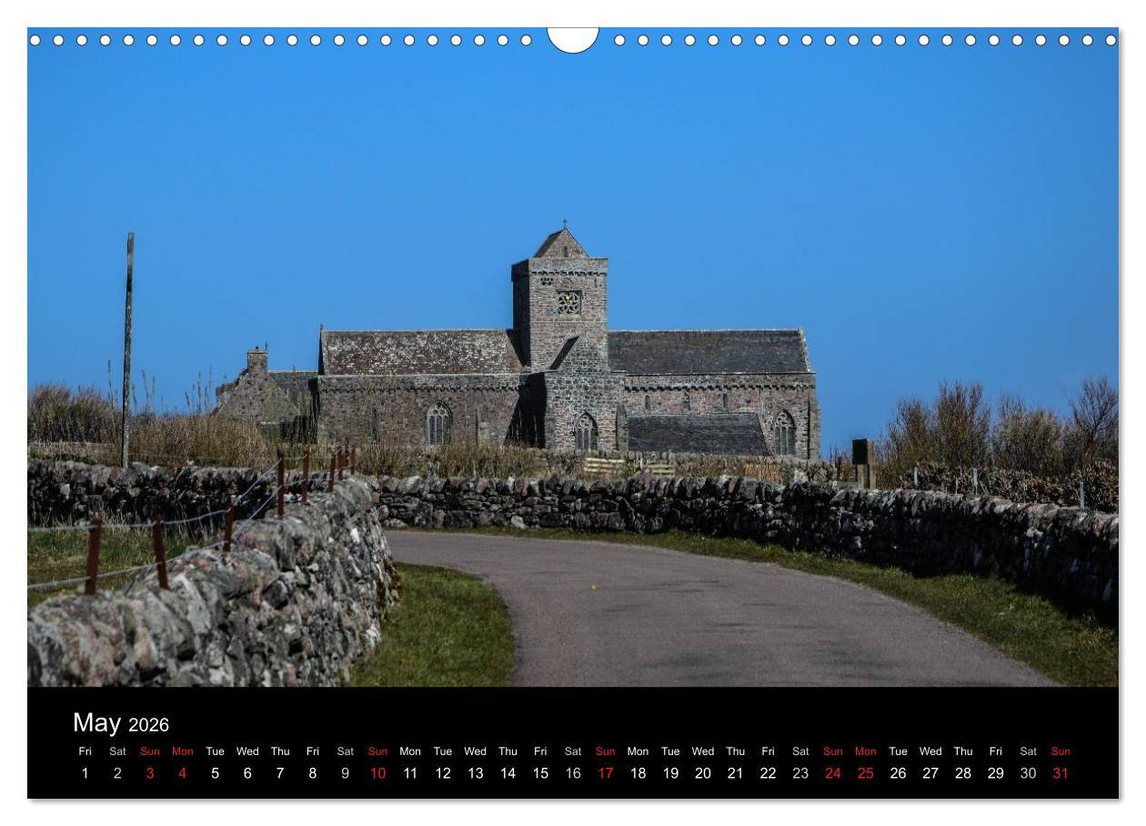Beispielinhalt (Bild) Iona Scotland's Mystical Isle (Wall Calendar 2026 DIN A3 landscape), CALVENDO 12 Month Wall Calendar