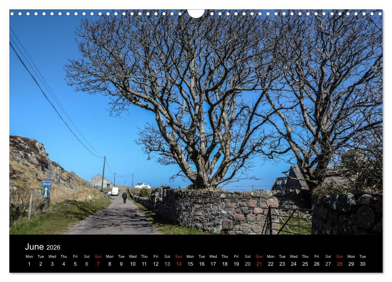Beispielinhalt (Bild) Iona Scotland's Mystical Isle (Wall Calendar 2026 DIN A3 landscape), CALVENDO 12 Month Wall Calendar