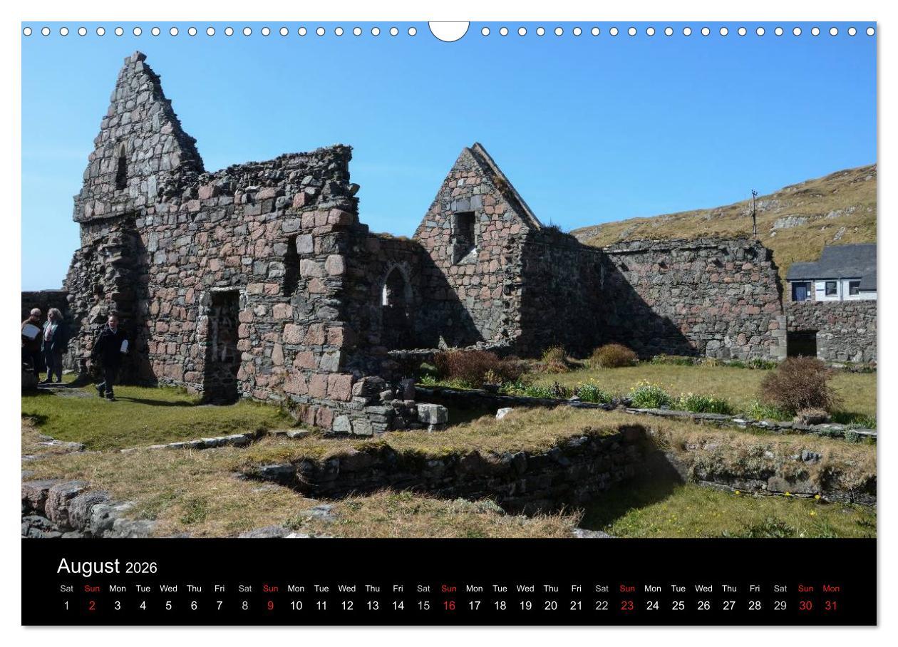Beispielinhalt (Bild) Iona Scotland's Mystical Isle (Wall Calendar 2026 DIN A3 landscape), CALVENDO 12 Month Wall Calendar