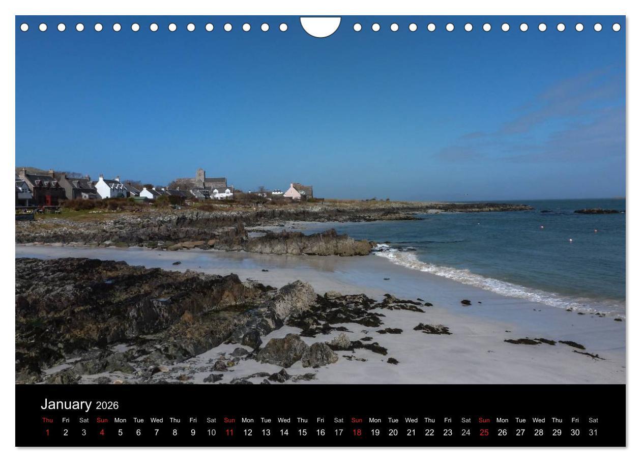 Beispielinhalt (Bild) Iona Scotland's Mystical Isle (Wall Calendar 2026 DIN A4 landscape), CALVENDO 12 Month Wall Calendar