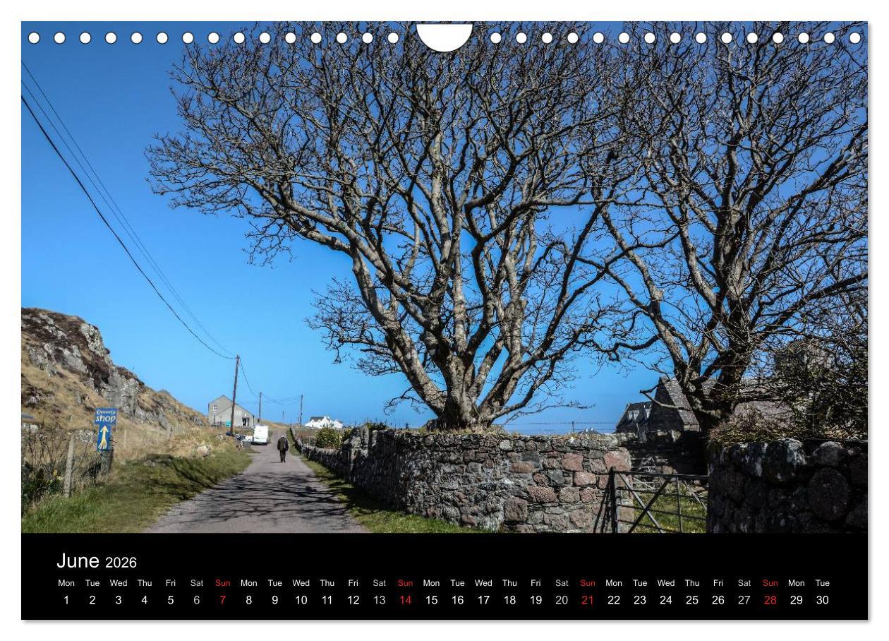 Beispielinhalt (Bild) Iona Scotland's Mystical Isle (Wall Calendar 2026 DIN A4 landscape), CALVENDO 12 Month Wall Calendar