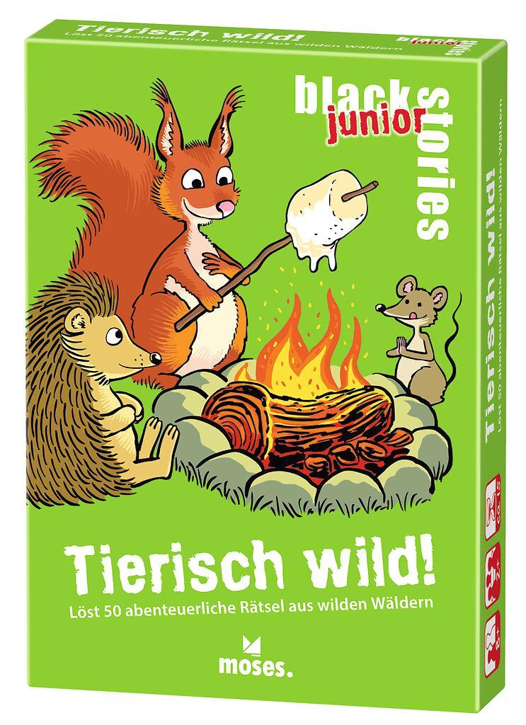 Vorderes Coverbild black stories junior Tierisch wild!