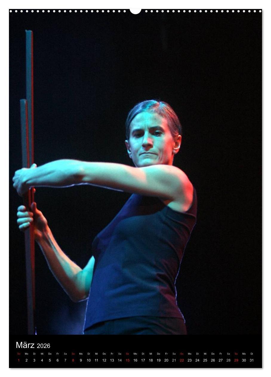 Beispielinhalt (Bild) Jazz Frauen 2026 (Wandkalender 2026 DIN A2 hoch), CALVENDO Monatskalender