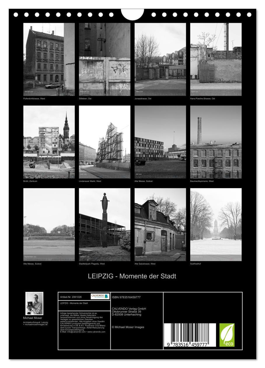 Beispielinhalt (Bild) LEIPZIG - Momente der Stadt (Wandkalender 2026 DIN A4 hoch), CALVENDO Monatskalender