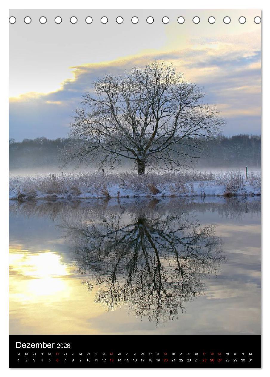 Beispielinhalt (Bild) Traumstimmungen (Tischkalender 2026 DIN A5 hoch), CALVENDO Monatskalender