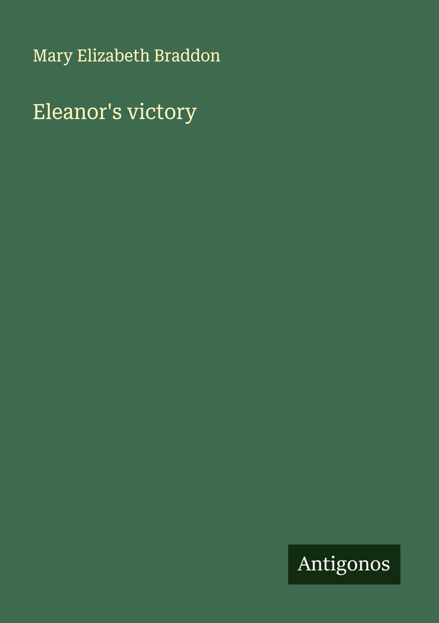 Vorderes Coverbild Eleanor's victory