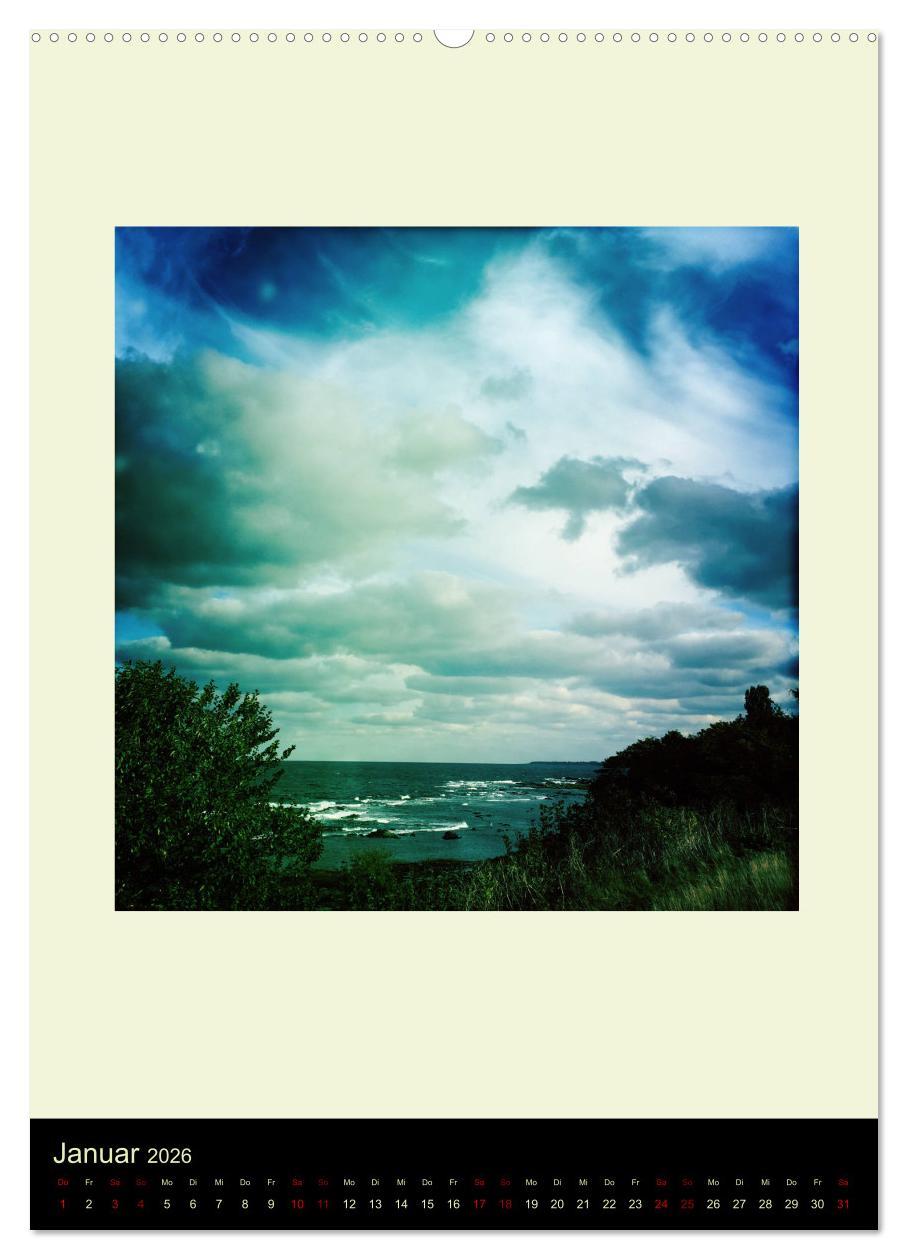 Beispielinhalt (Bild) Insel für die Seele Bornholm (hochwertiger Premium Wandkalender 2026 DIN A2 hoch), Kunstdruck in Hochglanz