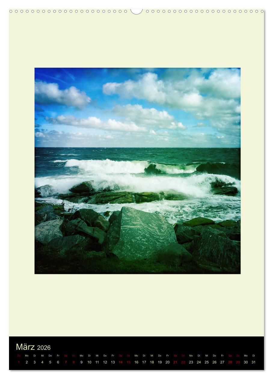 Beispielinhalt (Bild) Insel für die Seele Bornholm (hochwertiger Premium Wandkalender 2026 DIN A2 hoch), Kunstdruck in Hochglanz