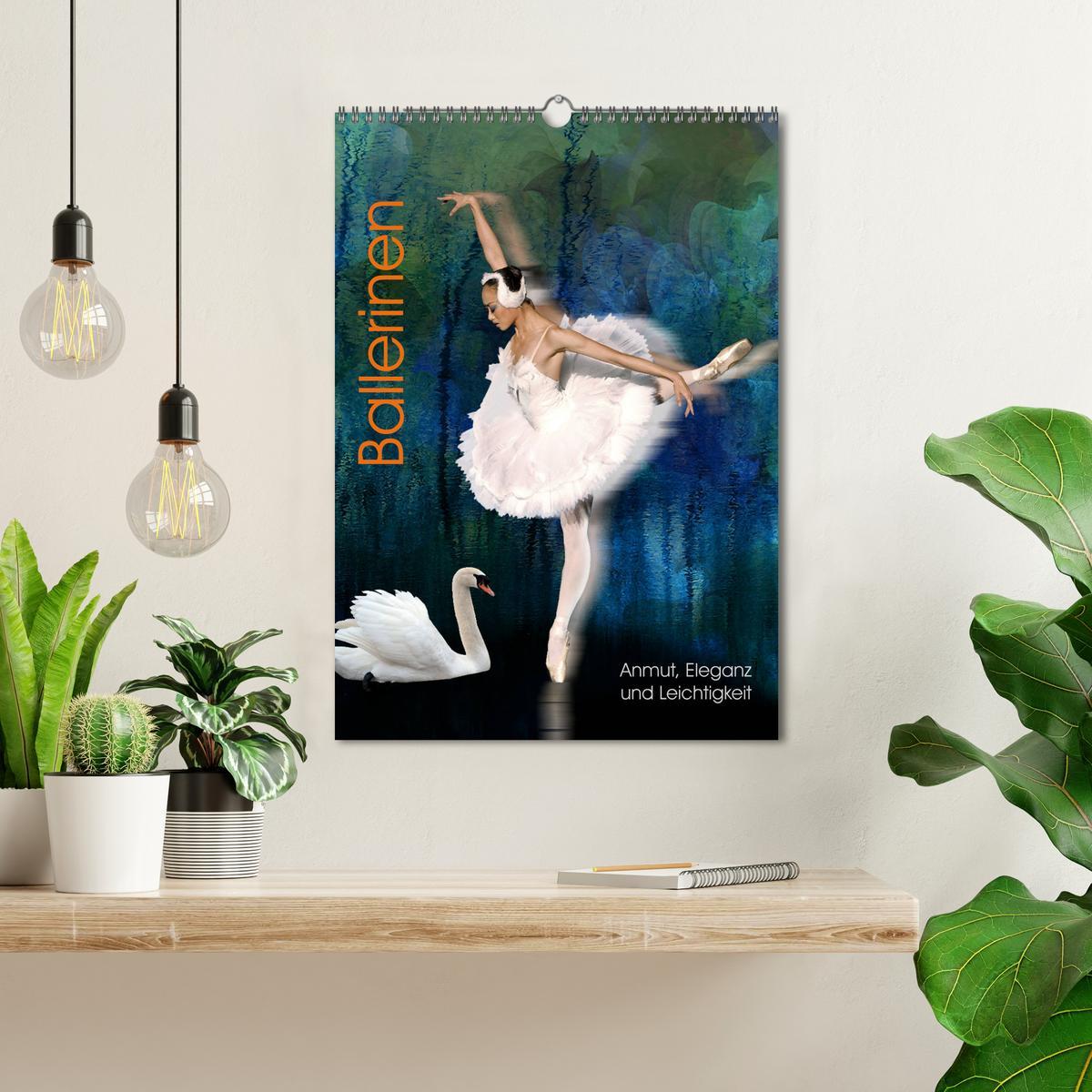 Beispielinhalt (Bild) Ballerinen - Anmut, Eleganz und Leichtigkeit (Wandkalender 2026 DIN A3 hoch), CALVENDO Monatskalender