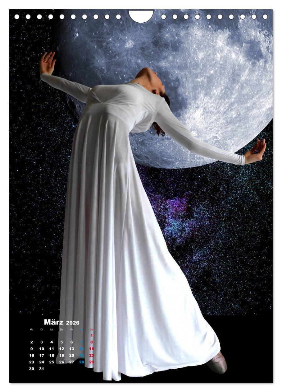 Beispielinhalt (Bild) Ballerinen - Anmut, Eleganz und Leichtigkeit (Wandkalender 2026 DIN A4 hoch), CALVENDO Monatskalender