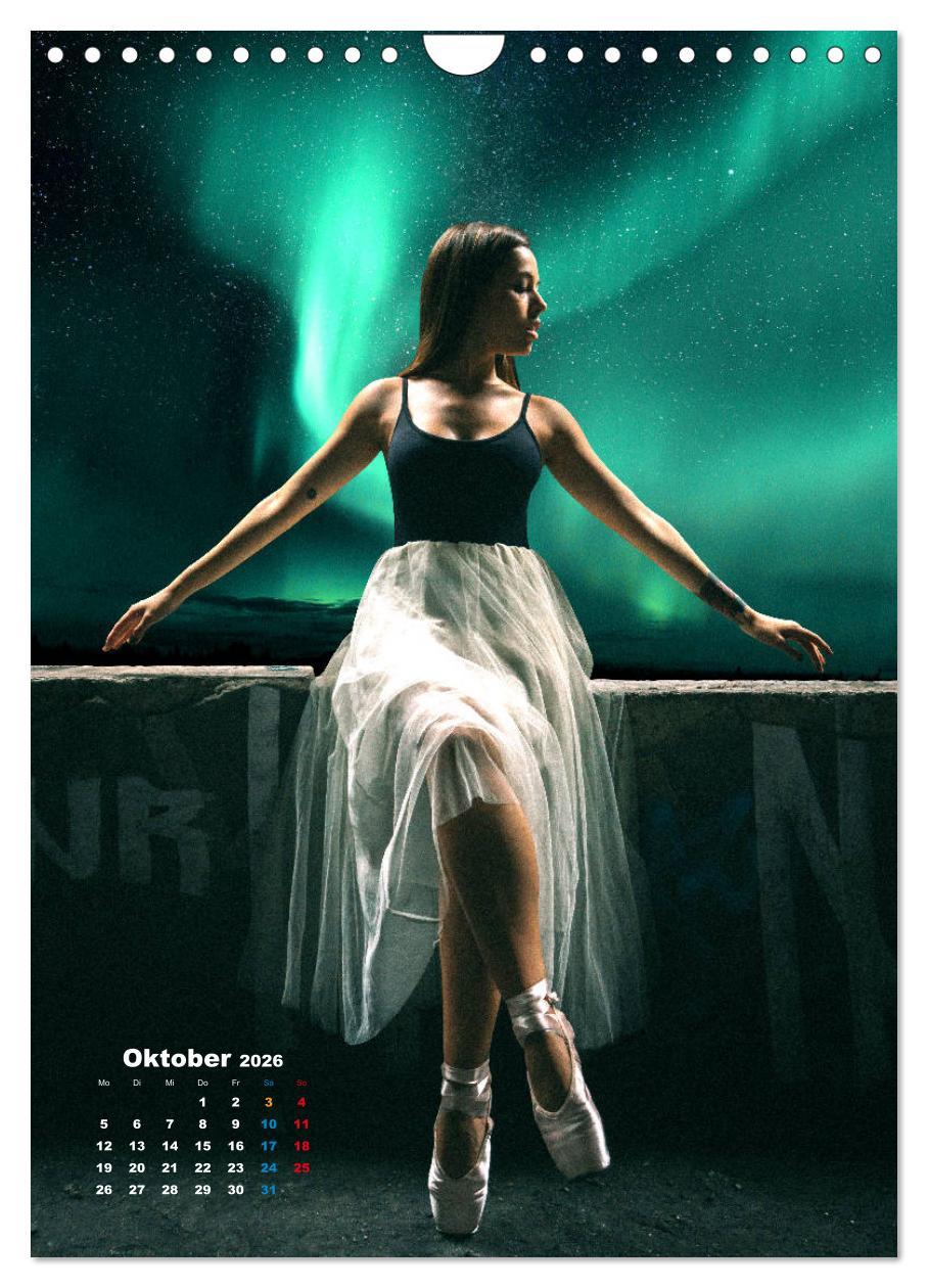 Beispielinhalt (Bild) Ballerinen - Anmut, Eleganz und Leichtigkeit (Wandkalender 2026 DIN A4 hoch), CALVENDO Monatskalender