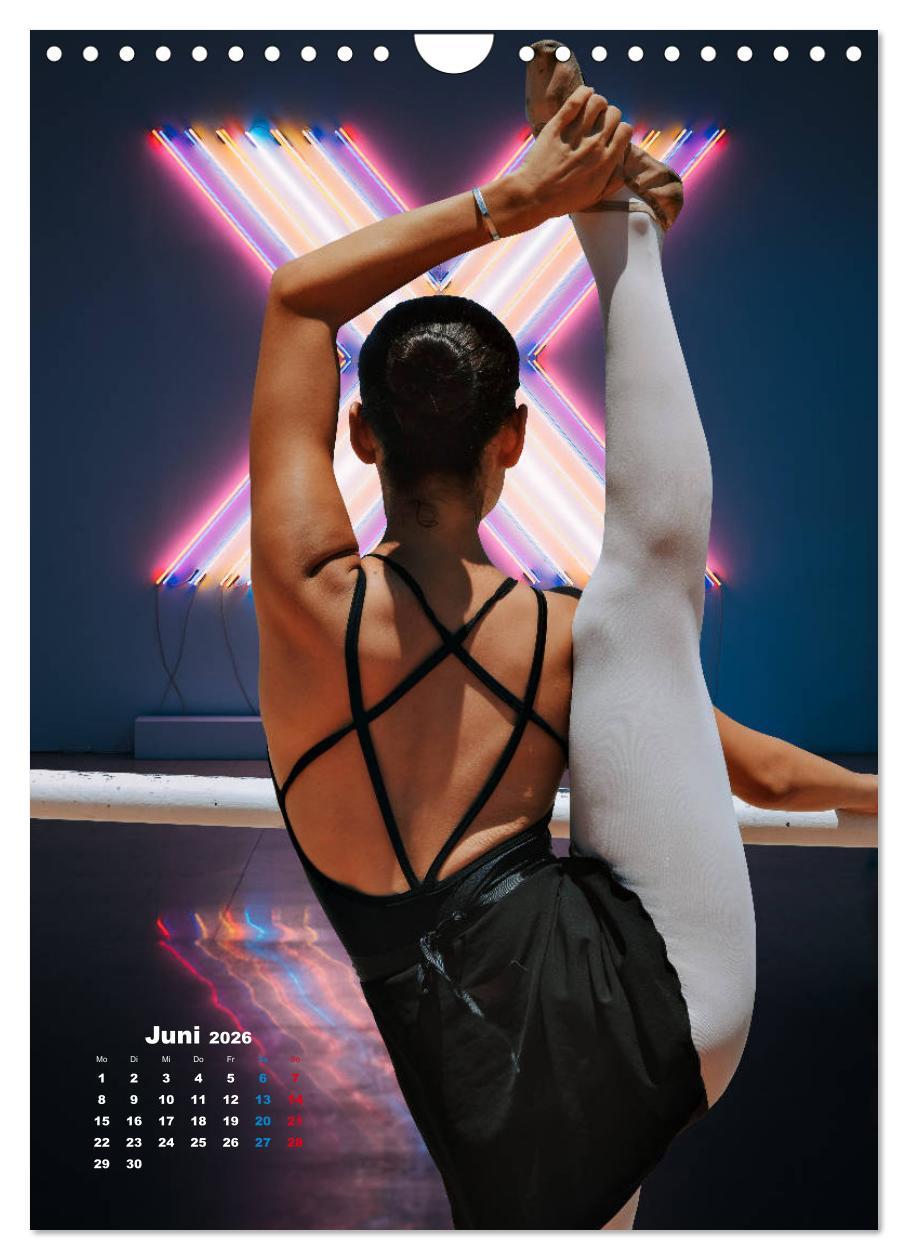 Beispielinhalt (Bild) Ballerinen - Anmut, Eleganz und Leichtigkeit (Wandkalender 2026 DIN A4 hoch), CALVENDO Monatskalender