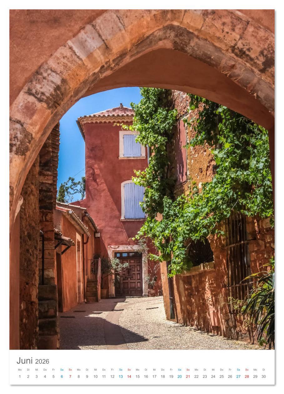 Beispielinhalt (Bild) Lass uns träumen vom Süden (Wandkalender 2026 DIN A3 hoch), CALVENDO Monatskalender