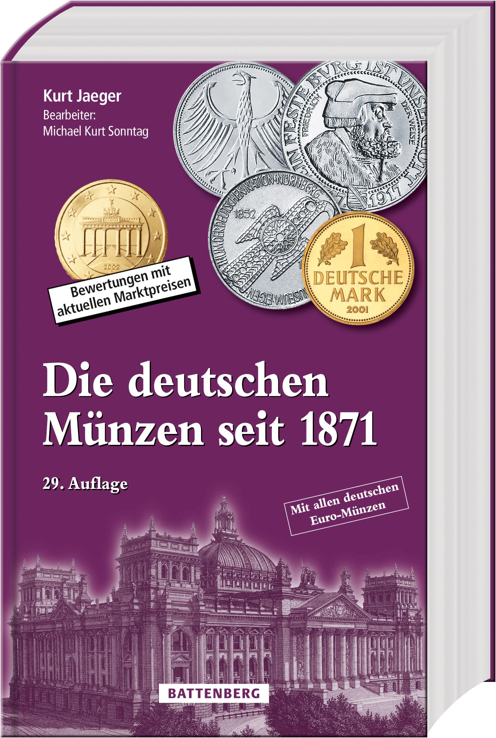 Vorderes Coverbild Die deutschen Münzen seit 1871