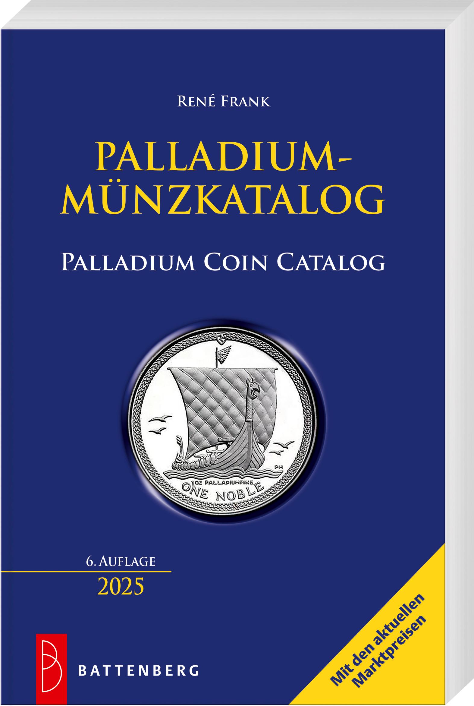 Vorderes Coverbild Palladium-Münzkatalog