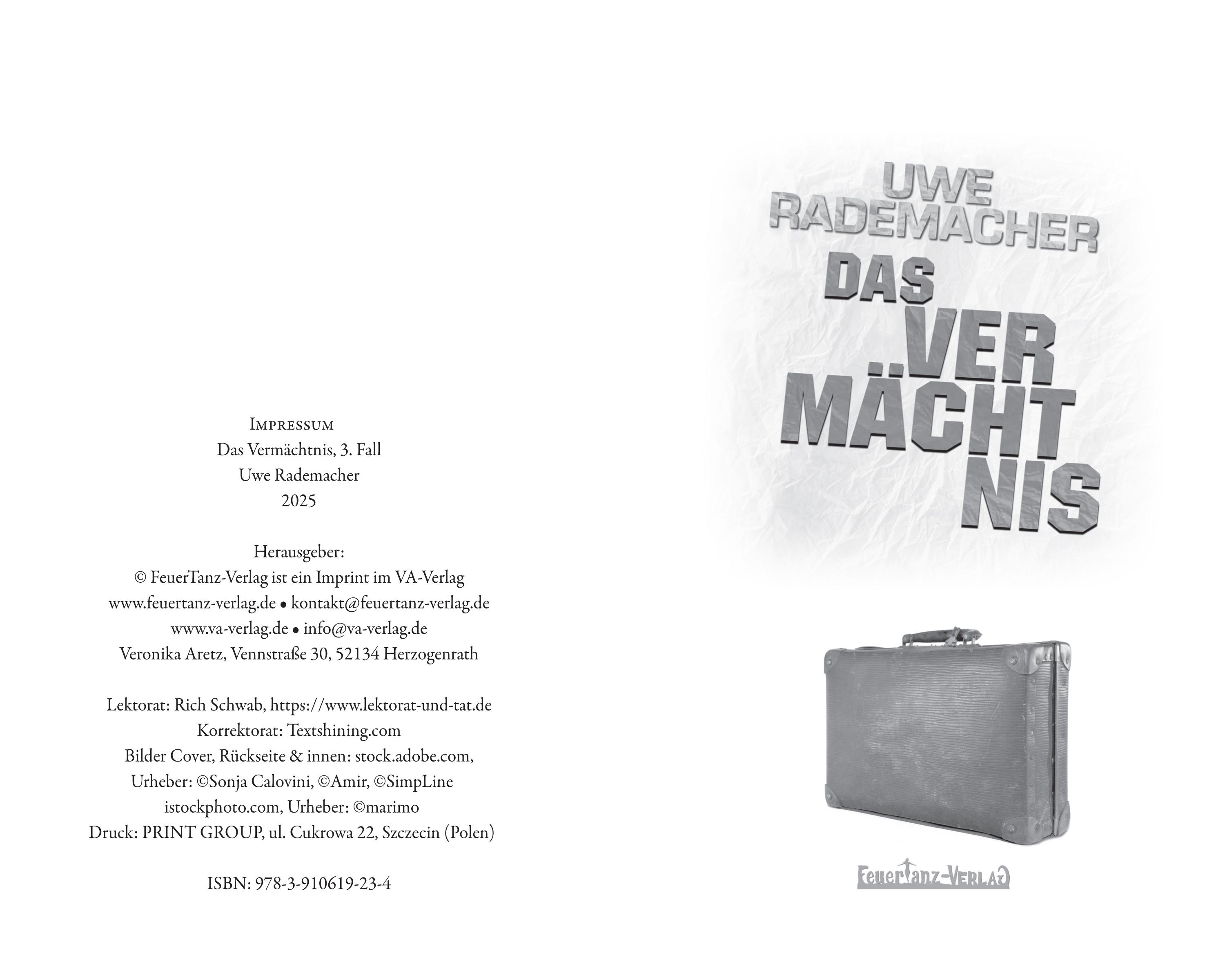 Beispielinhalt (Bild) DAS VERMÄCHTNIS