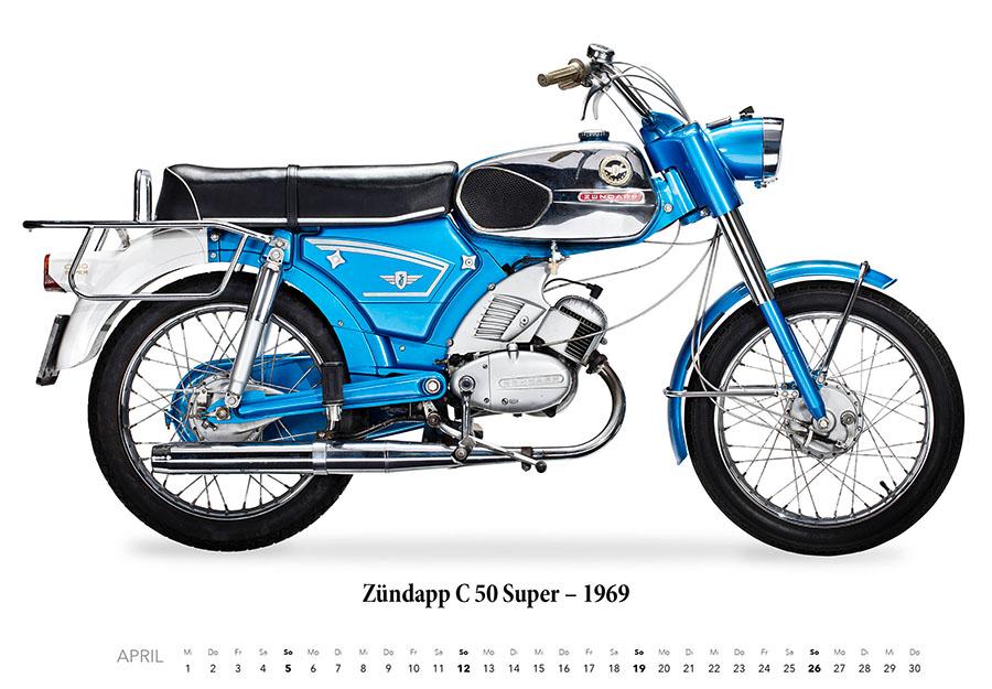 Beispielinhalt (Bild) Zündapp Kalender 2026
